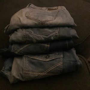 Axel jeans and R Big star $35 all 4